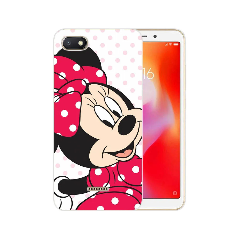 Милый мягкий силиконовый чехол для телефона с рисунком Микки и Минни для XiaoMi 8 A1 A2 Lite A3 9 9SE 9T K20Pro, чехол для Redmi Note4X Note5Pro - Цвет: C1