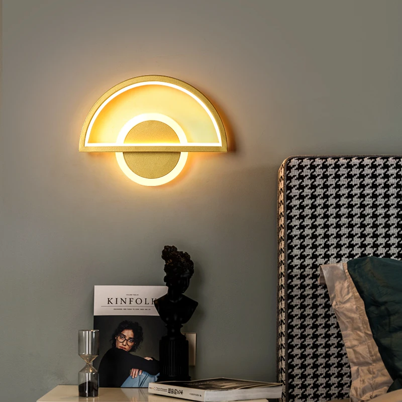

Light Luxury Bedroom Wall Lamp Bedside Lamp Simple Modern Home Living Room Background Wall Staircase Aisle Corridor Minimalist