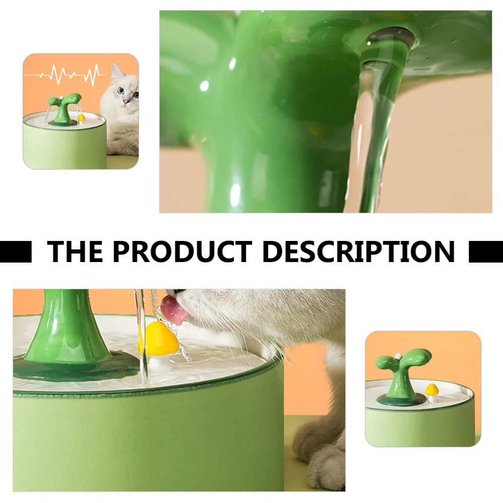 

Cat Water Fountain Pet Ceramic Drinking Fountain Ceramic Drinking Fountain