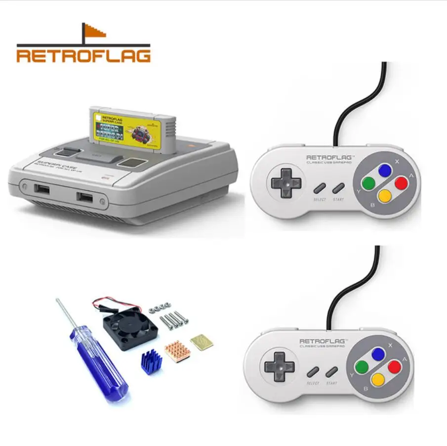 Горячая Распродажа Retroflag SUPERPi чехол J U версия Retropi для игровой приставки Raspberry Pi 3B | Чехлы -4000305337064