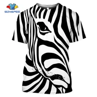 sonspee funny zebra print women tee fashion 3d animal lion tiger t shirt summer casual mens tshirt streetwear harajuku clothing