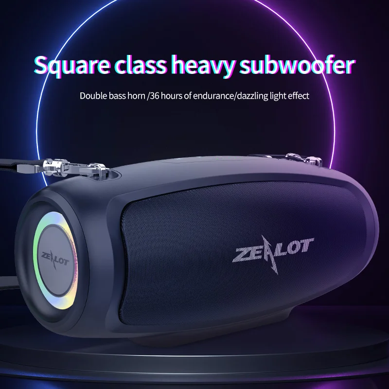 Bluetooth-Колонка Zealot S37S 60 Вт с усилителем класса D | Электроника