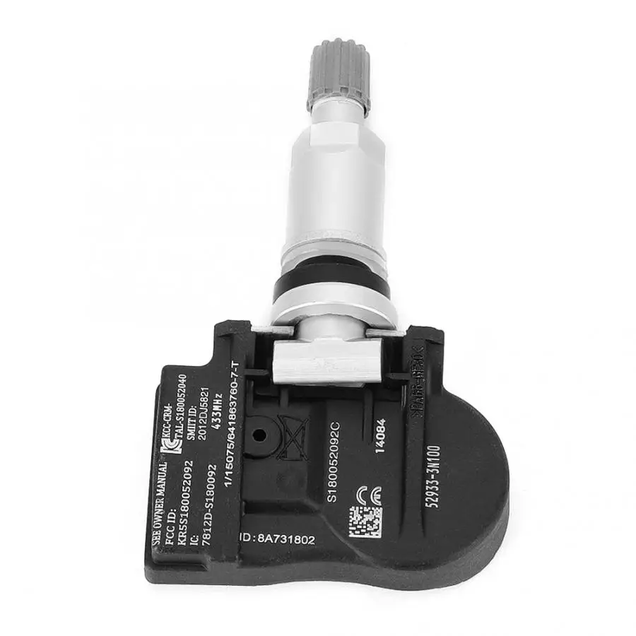 Датчики давления в шинах TPMS 52933 3N100 4 шт. подходят для Hyundai Accent Genesis Kia Cadenza