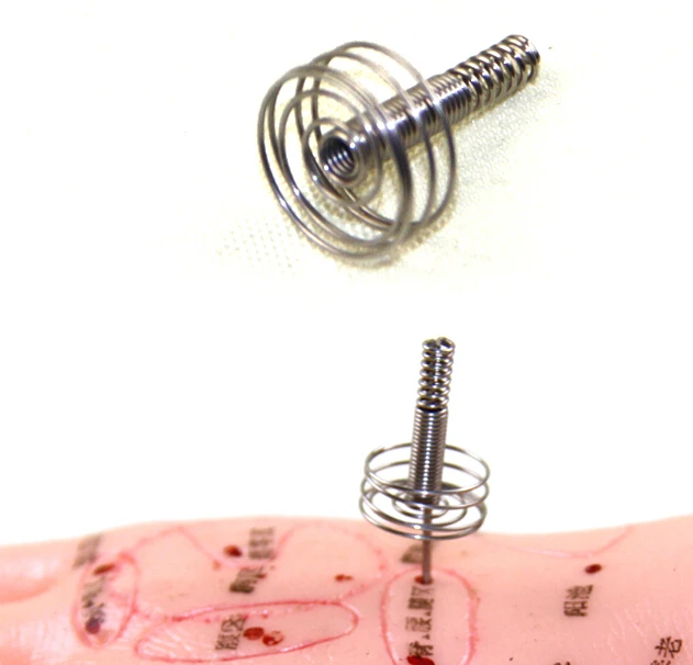 Игла для иглоукалывания и колпачок прогревания с пружиной иглы|Массажные