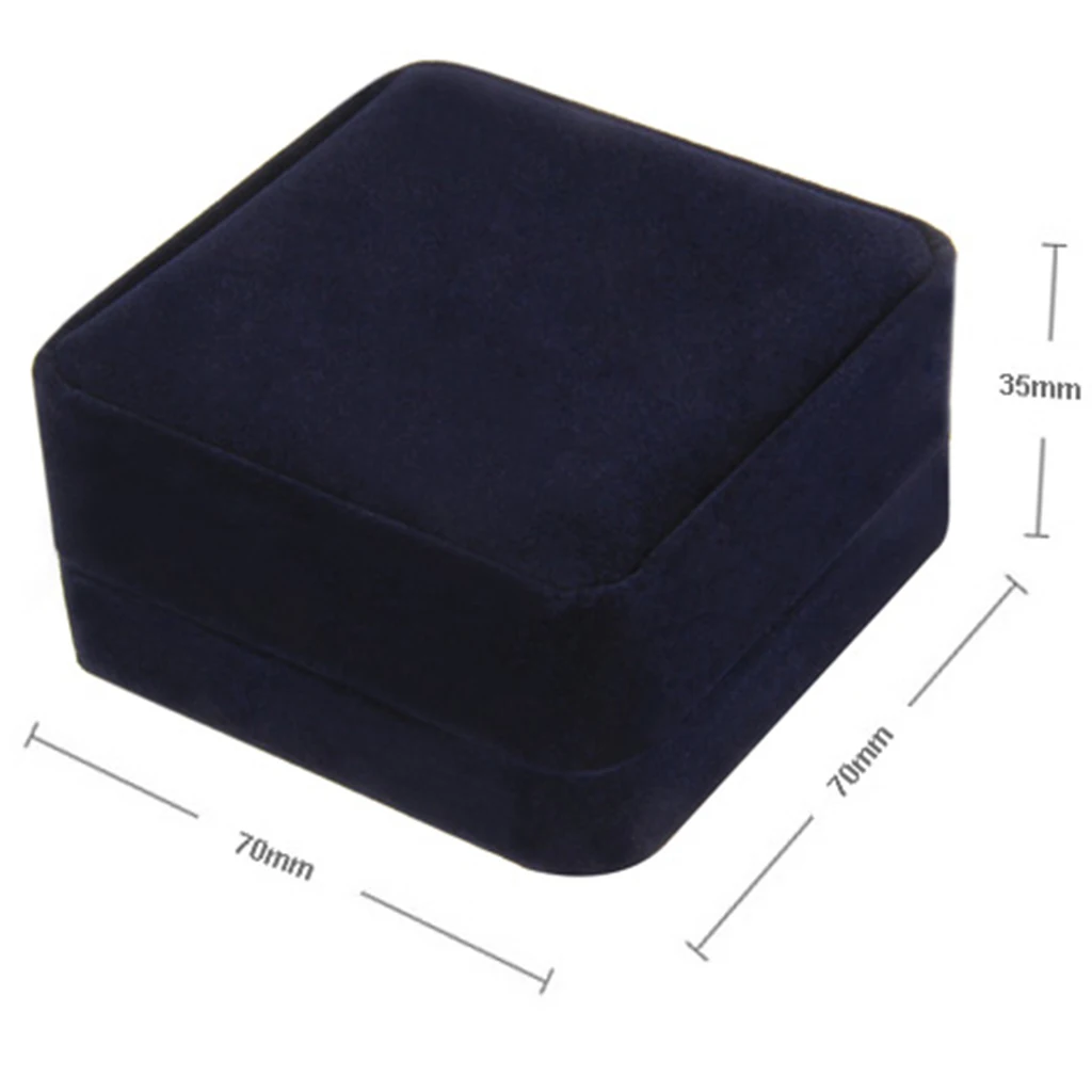 Роскошный квадратный чехол для хранения держатель запонок|Упаковка и стойки