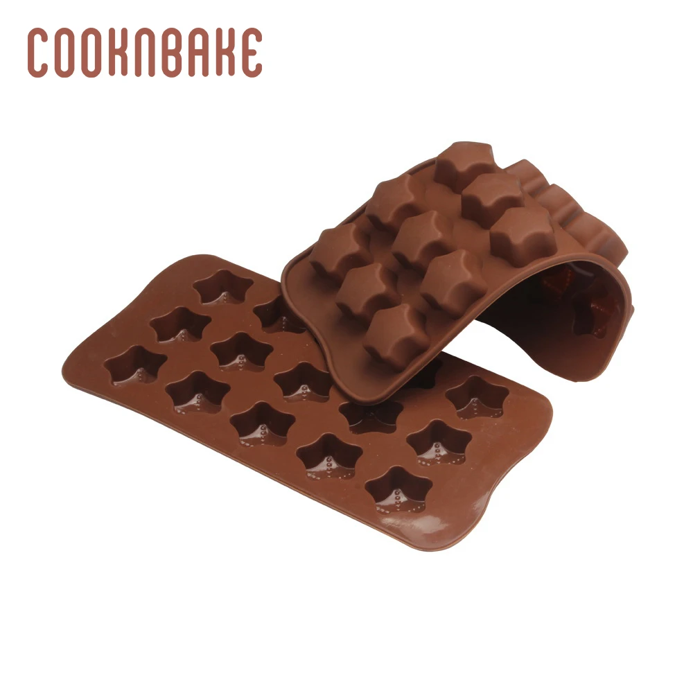 COOKNBAKE силиконовая форма для шоколада конфет звезды липкий ледяной поднос сделай