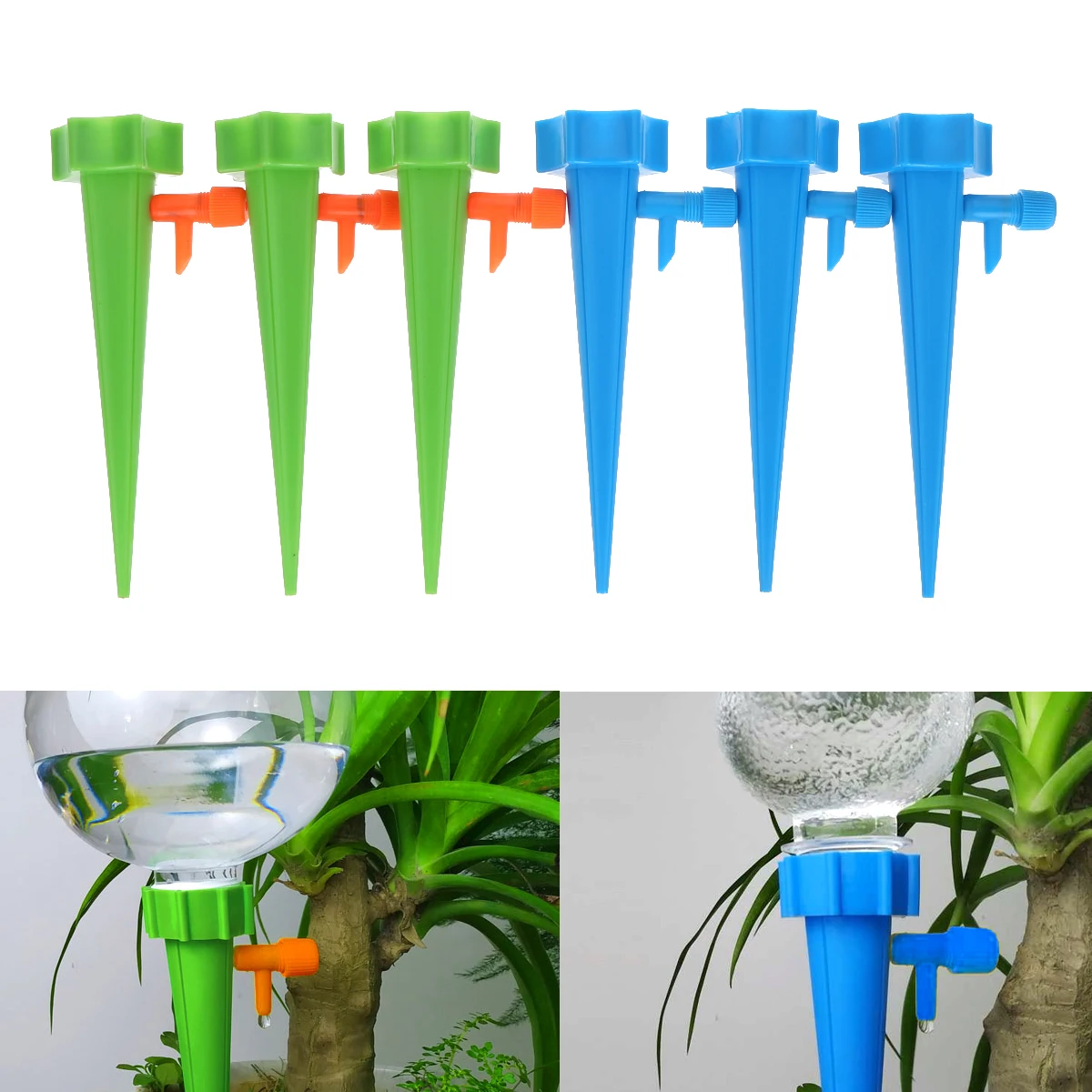 6 конусов для самополива растений автоматический регулирующий клапан против