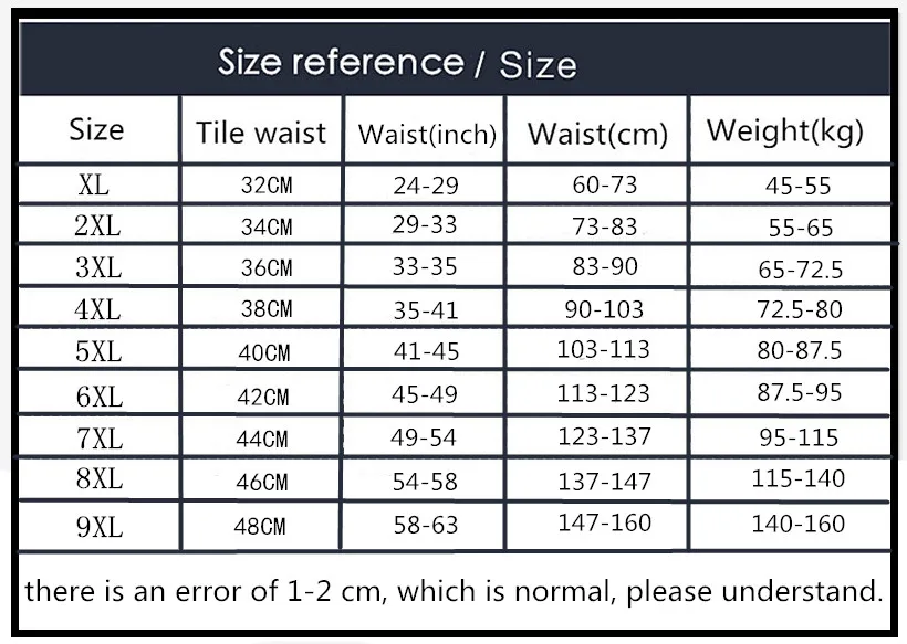 

XXXXL 6XL 7XL 8XL 9XL
