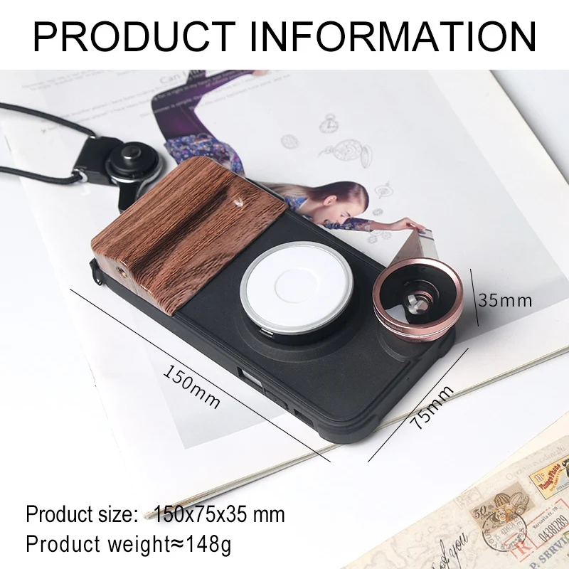 Профессиональный 180 градусов Рыбий глаз широкоугольный объектив Телефон чехол