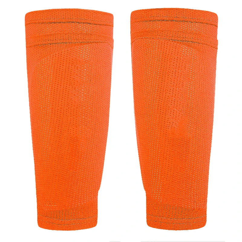 Only Socks Orange Стоящий 1 пара Футбол футбольный защитный щиток голени подростков носки колодки профессиональные щиты леггинсы Shinguards рукава защитное снаряжение - Цвет: Only Socks Orange