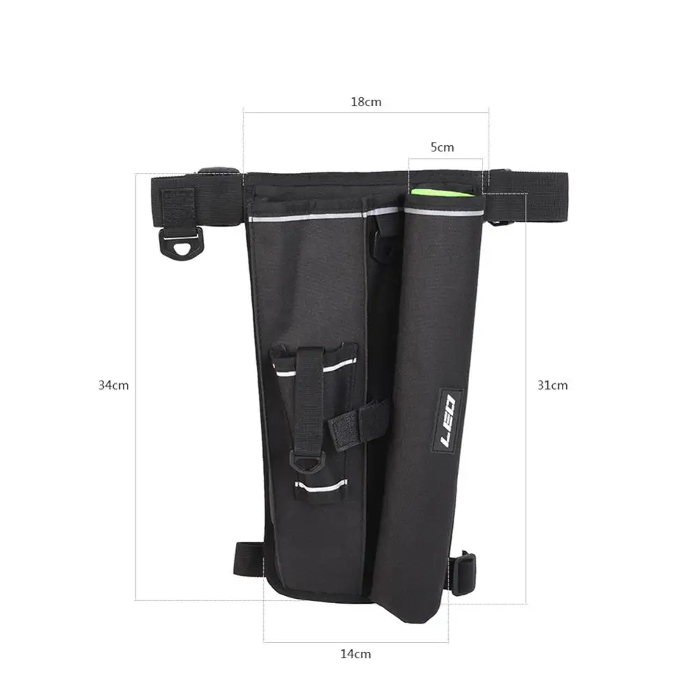 Обхват талии прямая нога Рыбалки Сумка Многофункциональный фонарик для