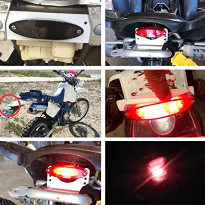 Светодиодный светильник для мотоциклов ATV Tail License Plate подходит Suzuki LTZ KING Quad Runner DR Drz
