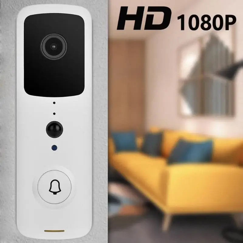 

Durable WiFi Smart IP Video Doorbell V30 1080P Smart IP Video Wireless Night Vision IR Alarm Intercom Phone Doorbell