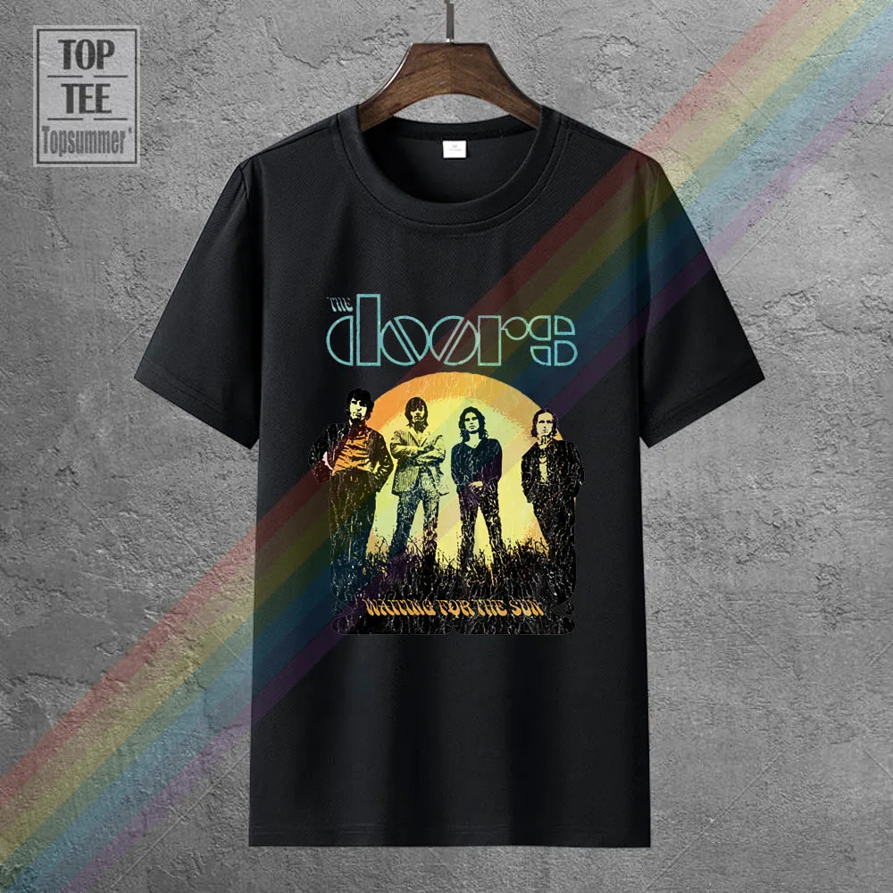 Лето 2019 лидер продаж футболка Мужская с надписью The Door официальная белая