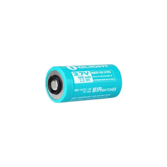 OLIGHT ORB-16C05-10C 550mAh IMR16340 Аккумулятор для S1R Baton II