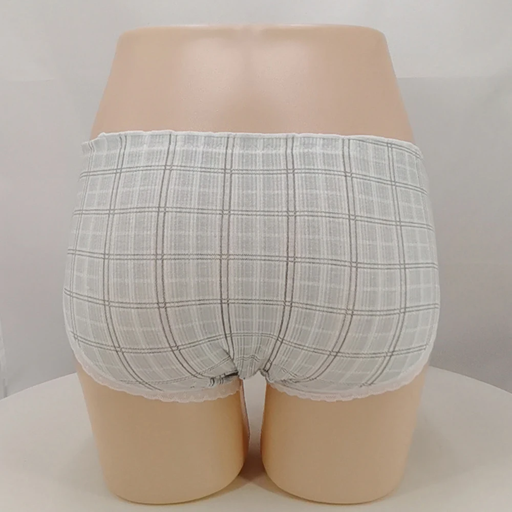 

Men Sexy Sissy Pouch Panties Plaid Cotton Breathable Briefs Thongs Underwear Sexy Sissy Pouch Panties Plaid Cotton Breathable