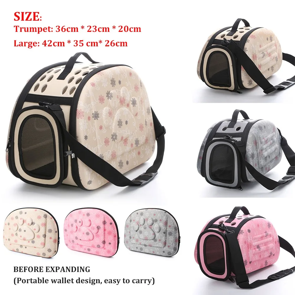 

Puppy Carrying Shoulder Dog Bags Pure Color Pet Carrier Bag Portable Outdoor Cat Foldable Dog Travel Pet Bag