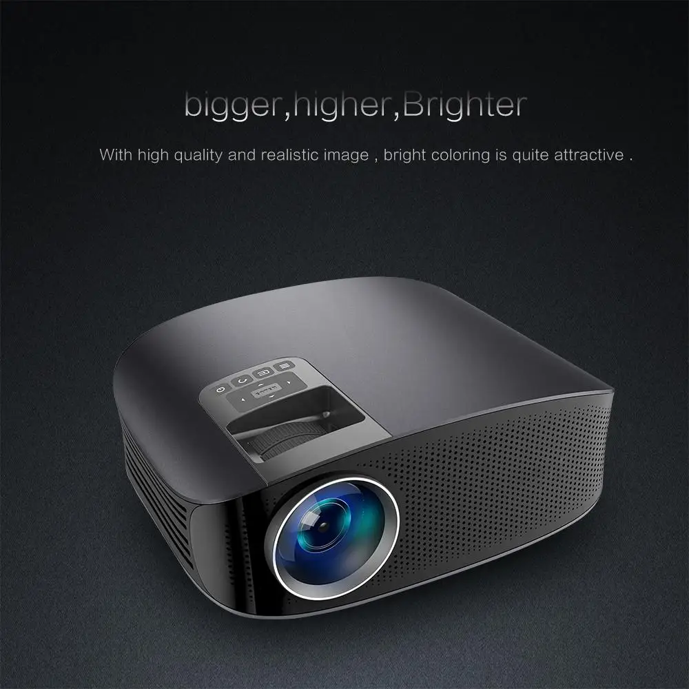 

AMYGOJJ YG600 LCD LED Mini Projector 1080P Multi Screen Sync Display HDMI VGA USB Video Home Theatre