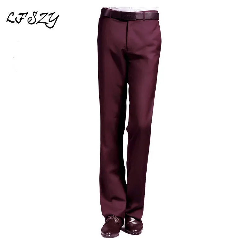 Брюки-клеш мужские в Корейском стиле приталенные повседневные штаны английские