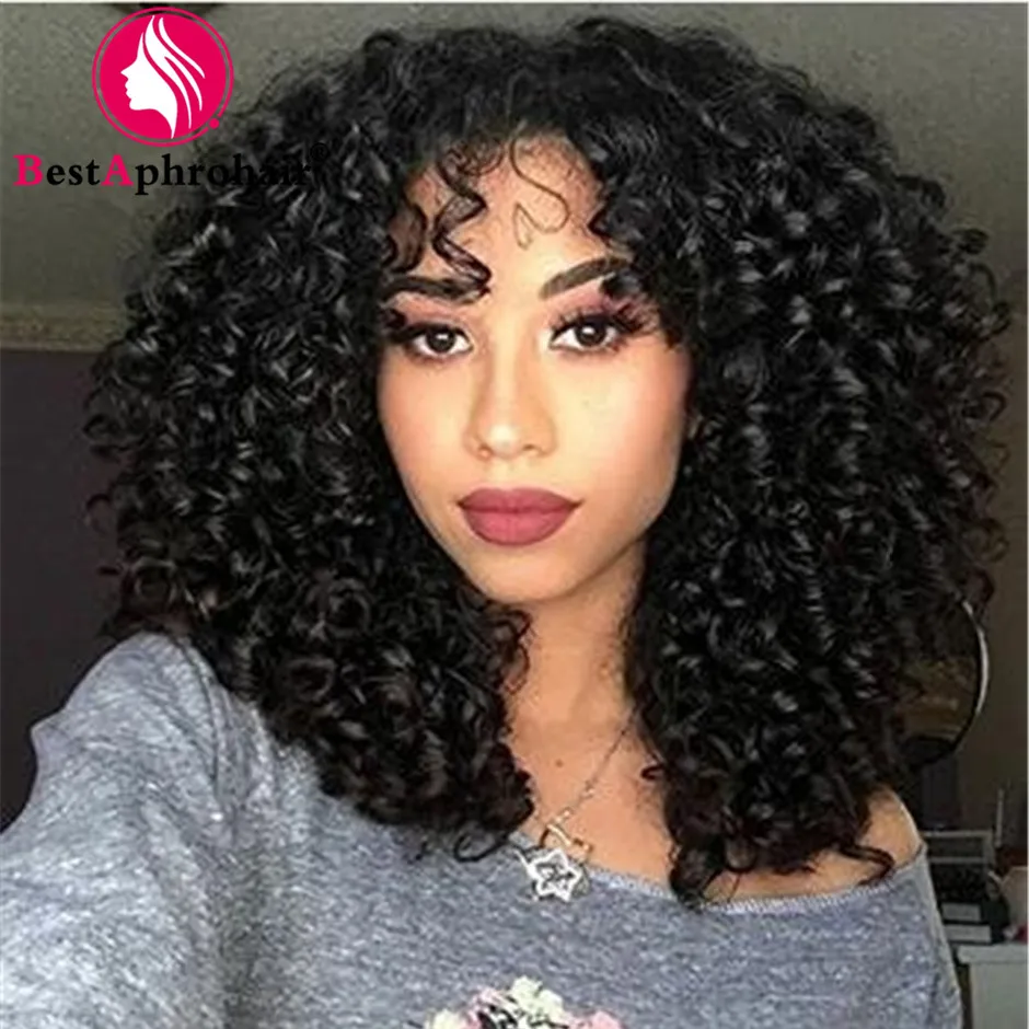 Curly Bob Wig Brazilian Hair Wigs For Women Short Curly Human Hair Wigs 8-16 Inch Full Machine Made Remy Hair Wig Natural Color