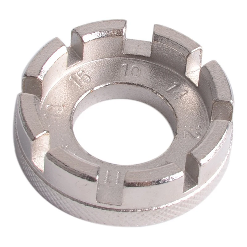 1pcs Bicycle spoke nipple wrench 8-way groove mountain bike wheel rim regulator repair tool accessories | Спорт и развлечения