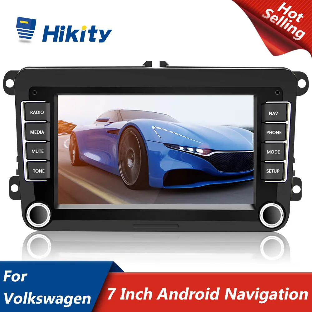 

Hikity Android Car Multimedia Player 2 Din Canbus GPS Radio Car 7 Inch Wifi Car Radio For VW/Volkswagen/Golf/Polo/Passat/Skoda