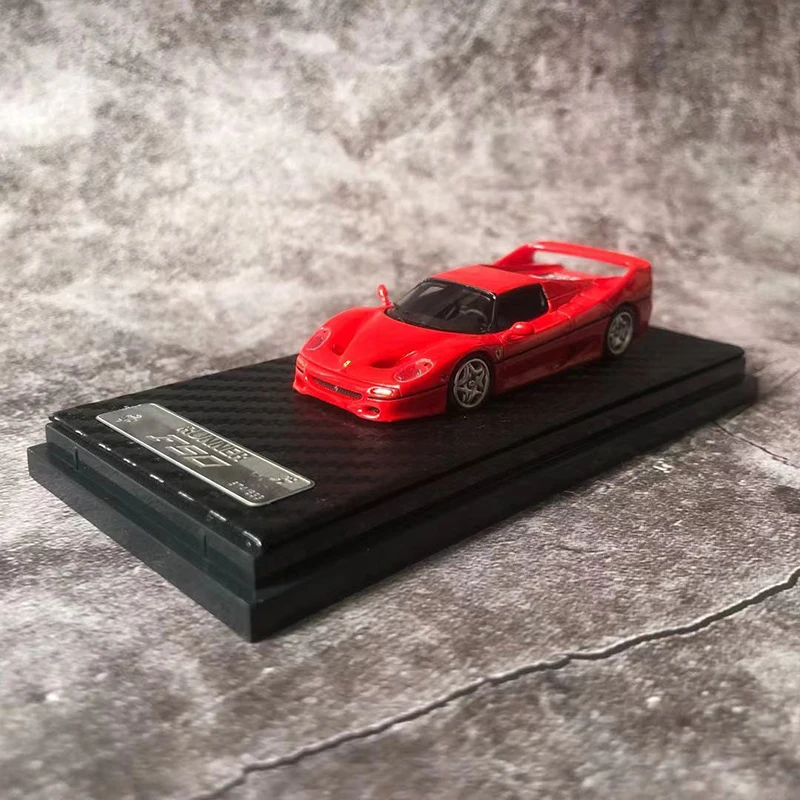 

Модель автомобиля YM 1/64 Ferrari F50, коллекция моделей из смолы, дисплей автомобиля, ограниченный-красный