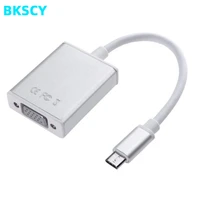 bkscy usb c to vga adapter usb 3 1 type c usb c to female vga adapter cable for new macbook 12 inch chromebook pixel lumia 950xl