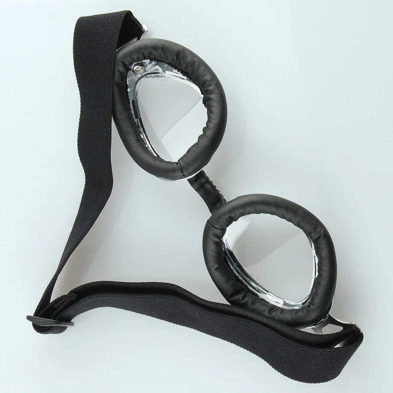 Posbay медные мотоциклетные очки пилота Ретро стиль кожа для верховой езды одежда