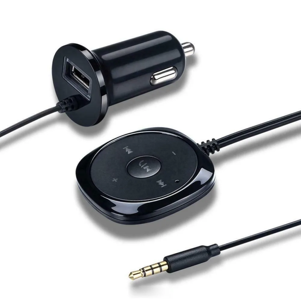 3,5 мм AUX Автомобильный Bluetooth 4,2 стерео приемник беспроводной аудио динамик музыка потоковое аудио адаптер микрофон