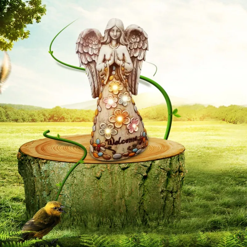 

Hot Household items New House Home Supplies Antique Angel Statue for a variety of scenarios Home Decor Summer Accessories