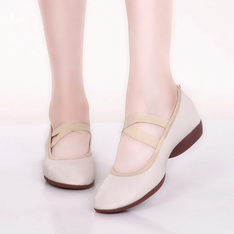 Балетки женские для тренировок мягкие кроссовки латиноамериканских танцев