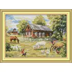 Набор для вышивки крестиком Joy Sunday Farm 14CT 11CT, животный узор, Набор для вышивки крестиком сделай сам, рукоделие, картина для украшения дома
