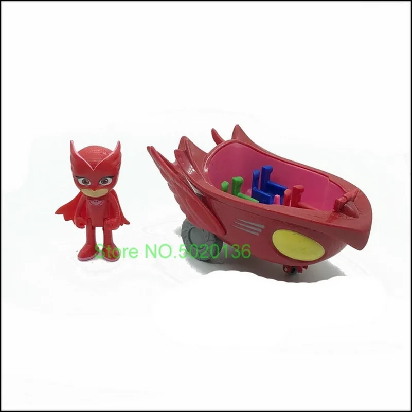 PJ Driving Characters Masks Car Jouet Oyuncak Greg Amaya Freddy Pajamases Toy Juguetes Anime Figures Birthday Christmas Gift | Игрушки и