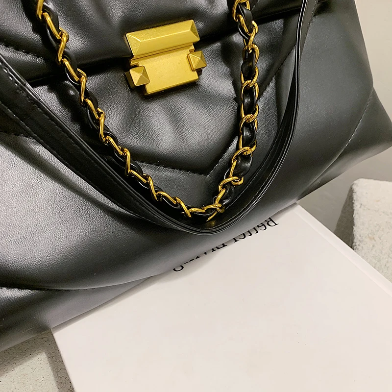 Вместительные сумки через плечо из искусственной кожи с вышивкой для женщин