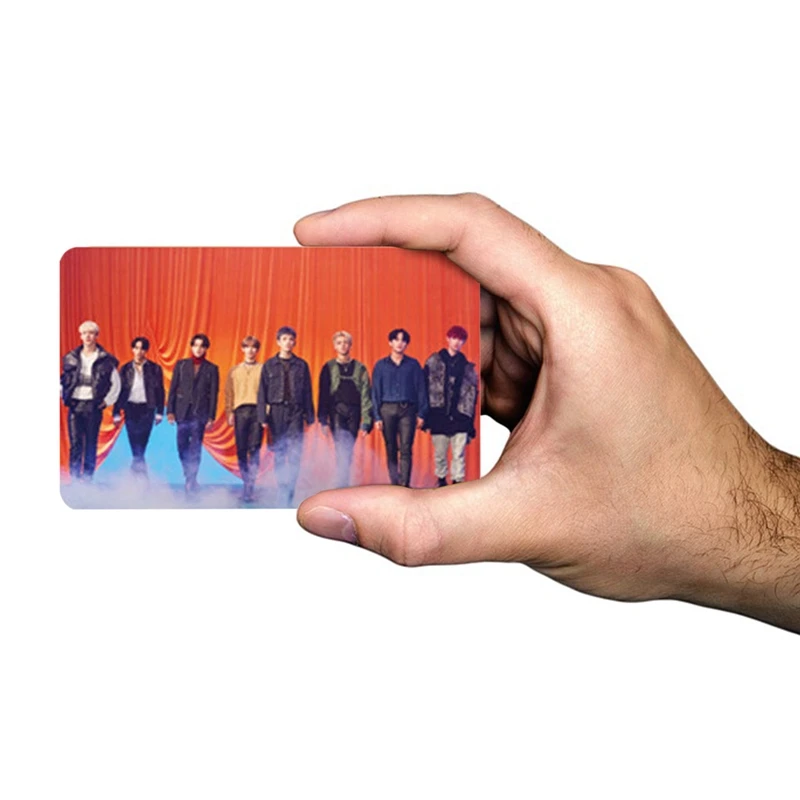 

100Pcs/Set Kpop ATEEZ LOMO Card Photocard Self Made Cards Collective Photo Decoration For Fans Collection Stationery