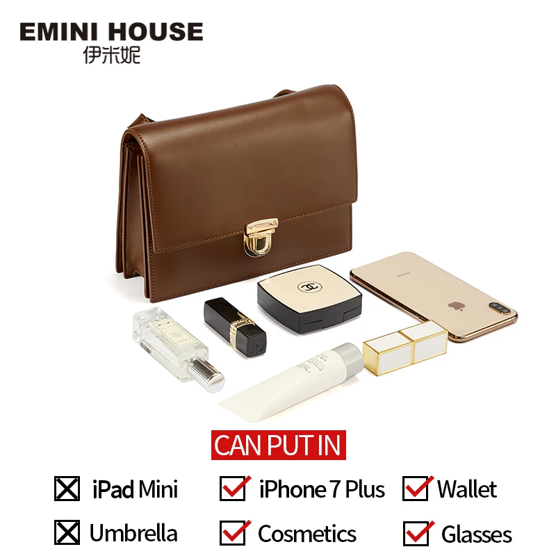 EMINI HOUSE висячие Сумки через плечо для женщин роскошные сумки женские дизайнерские