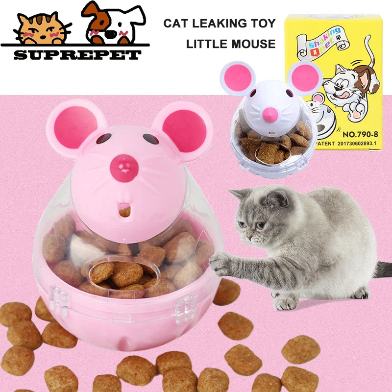 

Утечка для кошек, мышь, игрушка для домашних животных, тумблер, Веселый мяч, игрушки для домашних животных, интерактивный хомяк, игрушки для ...