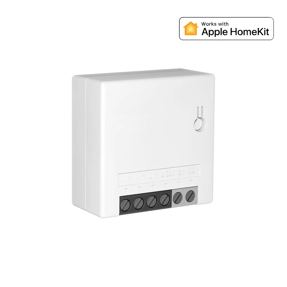 Двухстороннее Смарт релейный коммутационный модуль совместим с Apple HomeKit для дома