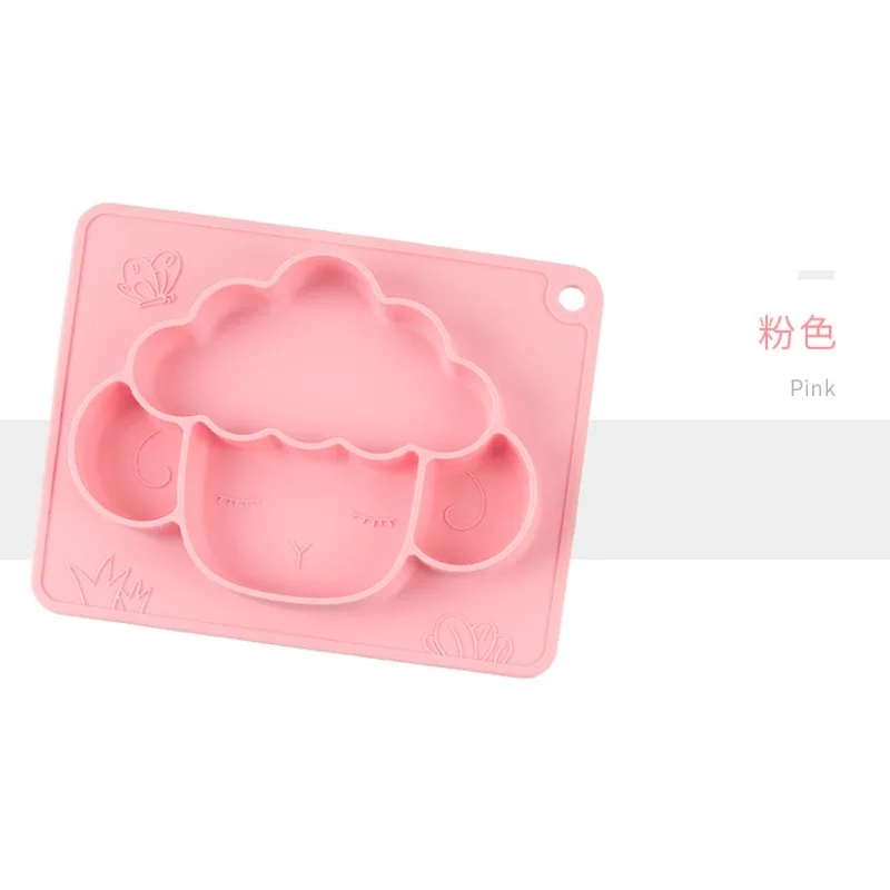 

Children's Plate Compartment Cartoon Baby Tableware Shatter-resistant Food Bowl Dinner Home Baby Separation Plate