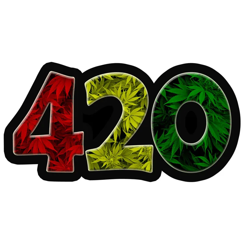 PLAY COOL Funny 420 Veed Leaf Leaves Dank Автомобильная наклейка Светоотражающая для Volkswagen Polo Golf Opel