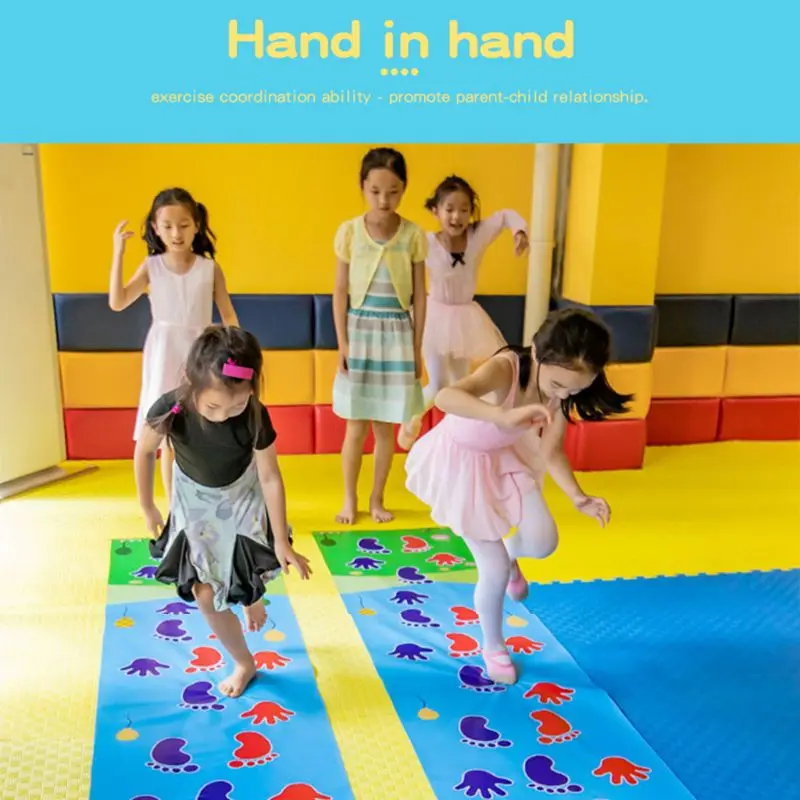 Детский ковёр для прыжков детский прыжок решетка сад командная игровая площадка