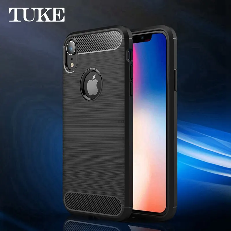 Чехол Vivo V15 Pro из углеродного волокна с защитой от падения|Бамперы| |