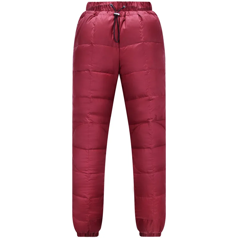 Новинка 2020 теплые женские пуховые брюки YHavaton спортивные зимние эластичные