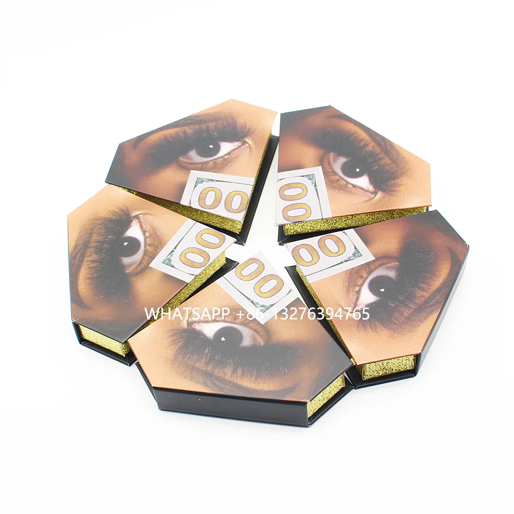 

Diamond Lash Boxes With Tray Custom Lashbox With Your Logo Use Your Photo As Cover Wholesale 3D 5D 6D 20MM 25MM Mink Lashes