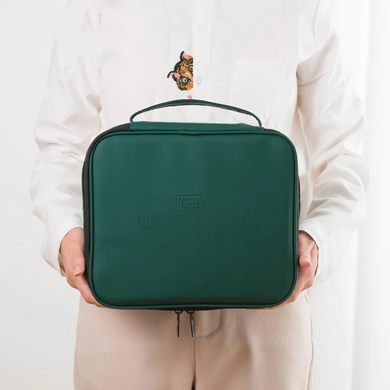 Модная косметичка для мужчин и женщин из искусственной кожи чехол косметики