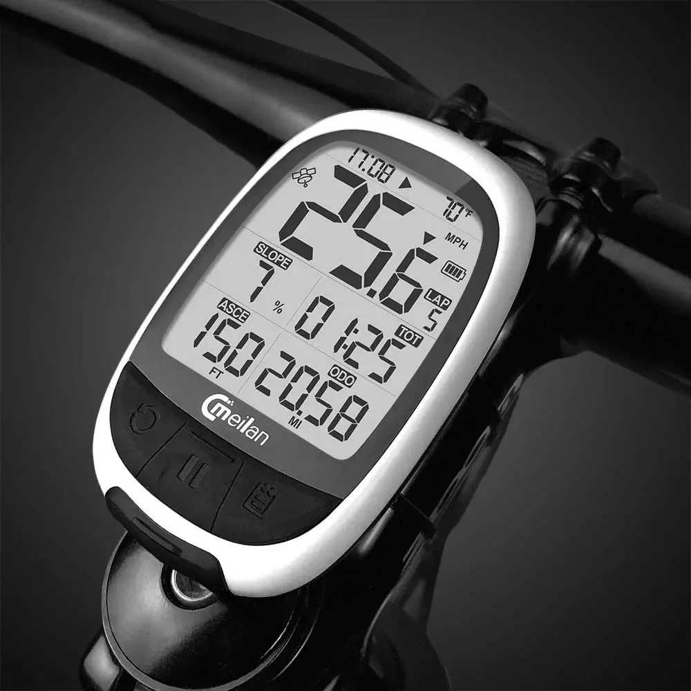 Meilan gps ядро беспроводной Велосипедный компьютер M2 велосипедный компьютер+ C5 монитор сердечного ритма