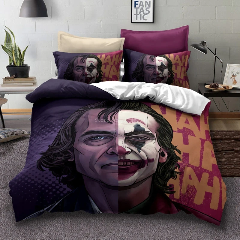 

Stephen King's It 3D Horror Movie Clown Series Bedding Set Duvet Cover Pillowcases Bedlinen Bedclothes Twin Full Queen King Size