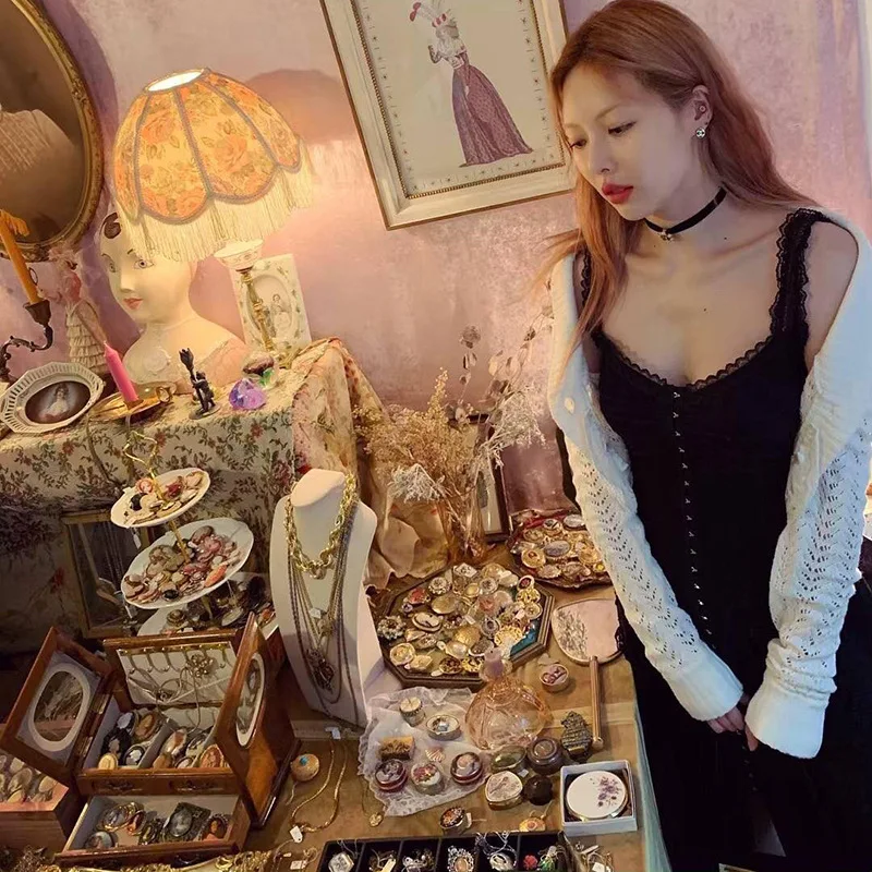 Kpop 4Minute Kim Hyun A same летнее модное черное сексуальное тонкое кружевное платье женское корейское уличная платье на бретельках женская одежда