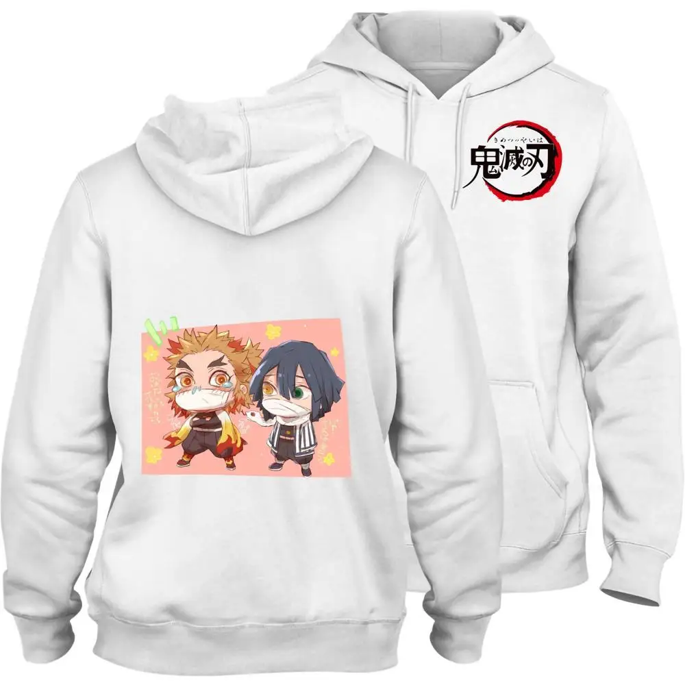 

Demon Slayer Agatsuma Zenitsu Pattern High-Quality 100% Cotton Hoodie With Pocket Fleece Inside Winter Sweatsuit